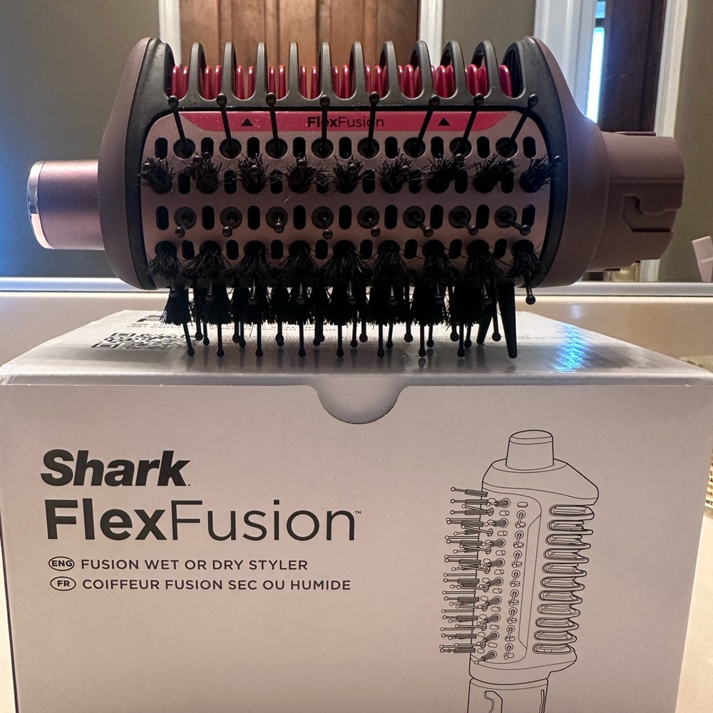 Pink FlexFusion Hair Styling Tool